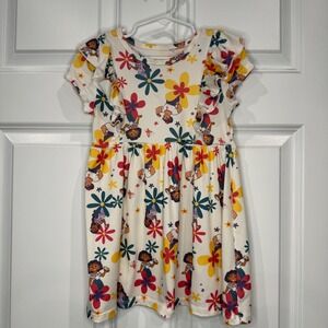 Disney Encanto Mirabel Isabela‎ Dolores Flutter Sleeve Dress Girls Size 3T